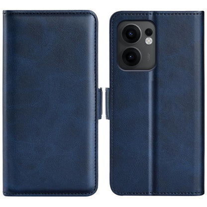 Dual-side Magnetic Buckle Horizontal Flip Leather Phone Case, For OPPO A5 Pro Global, For OPPO Reno13 Pro 5G, For OPPO Reno13 5G, For OPPO Reno13 F
