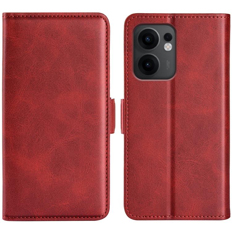 Dual-side Magnetic Buckle Horizontal Flip Leather Phone Case, For OPPO A5 Pro Global, For OPPO Reno13 Pro 5G, For OPPO Reno13 5G, For OPPO Reno13 F