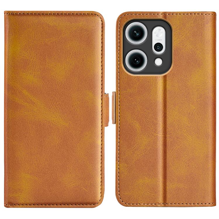 Dual-side Magnetic Buckle Horizontal Flip Leather Phone Case, For OPPO A79, For OPPO Reno14 Pro 5G Global, For OPPO Reno14 5G Global, For OPPO F29 Pro 5G