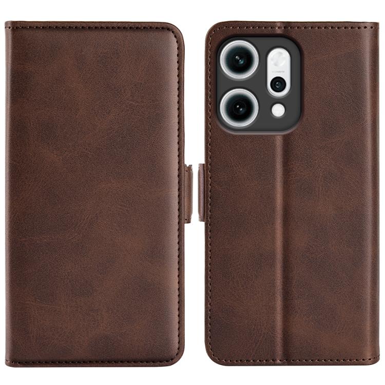 Dual-side Magnetic Buckle Horizontal Flip Leather Phone Case, For OPPO A79, For OPPO Reno14 Pro 5G Global, For OPPO Reno14 5G Global, For OPPO F29 Pro 5G