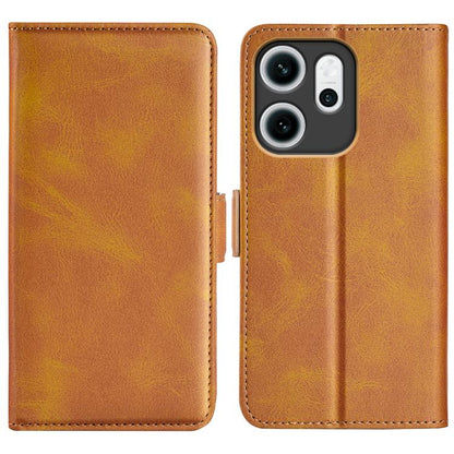 Dual-side Magnetic Buckle Horizontal Flip Leather Phone Case, For OPPO A6 Pro 5G Global / F31 5G, For OPPO Find X9, For OPPO Find X9 Pro, For OPPO Reno14 F 5G