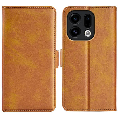Dual-side Magnetic Buckle Horizontal Flip Leather Phone Case, For OPPO A6 Pro 5G Global / F31 5G, For OPPO Find X9, For OPPO Find X9 Pro, For OPPO Reno14 F 5G