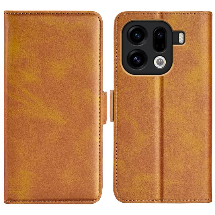 Dual-side Magnetic Buckle Horizontal Flip Leather Phone Case, For OPPO A6 Pro 5G Global / F31 5G, For OPPO Find X9, For OPPO Find X9 Pro, For OPPO Reno14 F 5G