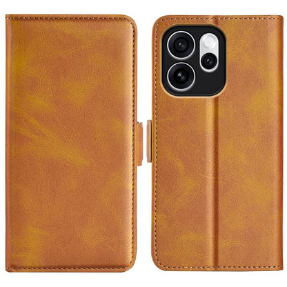 Dual-side Magnetic Buckle Horizontal Flip Leather Phone Case, For OPPO Reno15 Pro Max Global, For OPPO A6x 4G / 5G, For OPPO Reno15 Pro Global, For OPPO Reno15 5G Global
