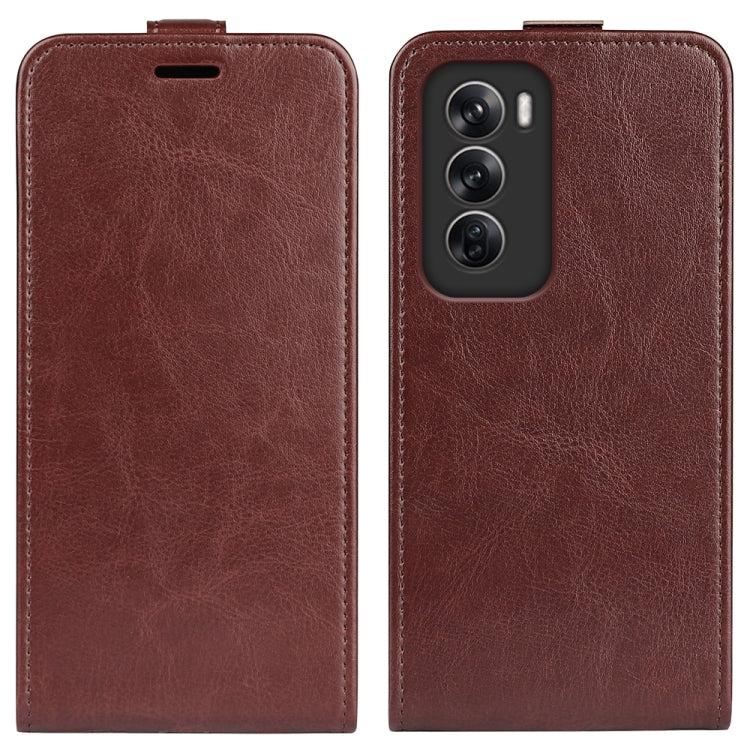 R64 Texture Single Vertical Flip Leather Phone Case, For OPPO Reno13 5G, For OPPO Reno13 F, For OPPO Reno12 Pro 5G Global, For OPPO Reno12 5G Global, For OPPO K12, For OPPO A3 Pro Global