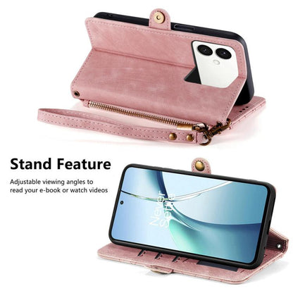 Geometric Zipper Wallet Side Buckle Leather Phone Case, For Samsung Galaxy S26 Edge 5G, For Samsung Galaxy S25 Edge 5G, For Samsung Galaxy A36 5G, For Samsung Galaxy S25 5G