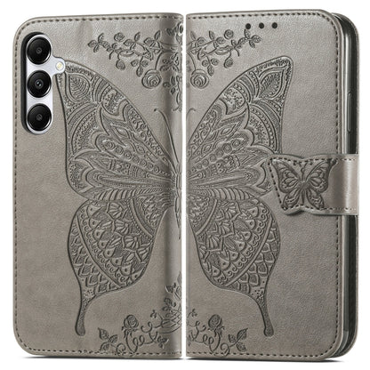 Butterfly Love Flower Embossed Leather Phone Case, For Samsung Galaxy A15, For Samsung Galaxy A05, For Samsung Galaxy A05s