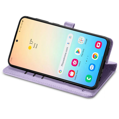 Cat and Dog Embossed Leather Phone Case, For Samsung Galaxy S25 5G, For Samsung Galaxy S25+ 5G, For Samsung Galaxy S25 Ultra 5G