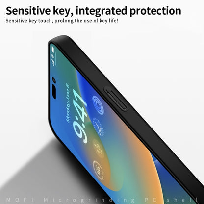 MOFI Frosted PC Ultra-thin Hard Phone Case, For iPhone 15 Pro, For iPhone 15 Plus, For iPhone 15, For iPhone 17e / 16e