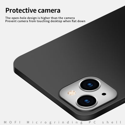 MOFI Frosted PC Ultra-thin Hard Phone Case, For iPhone 15 Pro, For iPhone 15 Plus, For iPhone 15, For iPhone 17e / 16e