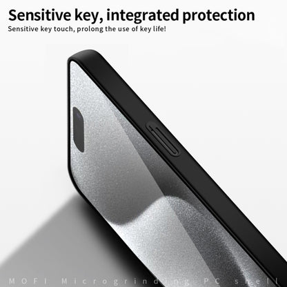 MOFI Frosted PC Ultra-thin Hard Phone Case, For iPhone 16 Pro, For iPhone 16 Plus, For iPhone 16, For iPhone 15 Pro Max