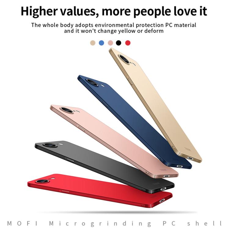 MOFI Frosted PC Ultra-thin Hard Phone Case, For iPhone 16e, For iPhone 16 Pro Max, For iPhone 16 Pro, For iPhone 16 Plus