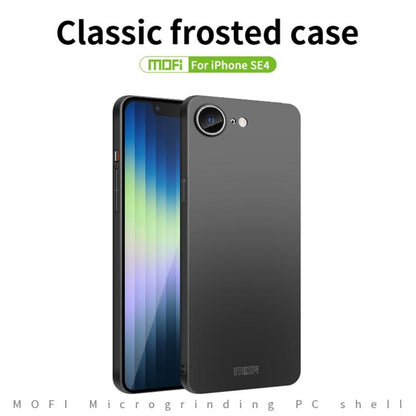 MOFI Frosted PC Ultra-thin Hard Phone Case, For iPhone 16e, For iPhone 16 Pro Max, For iPhone 16 Pro, For iPhone 16 Plus