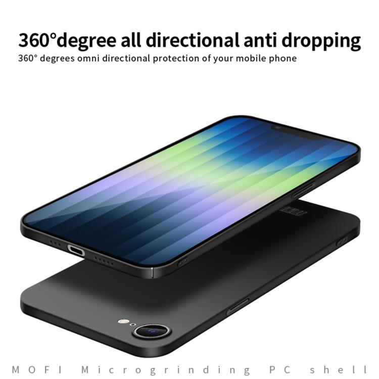 MOFI Frosted PC Ultra-thin Hard Phone Case, For iPhone 16e, For iPhone 16 Pro Max, For iPhone 16 Pro, For iPhone 16 Plus
