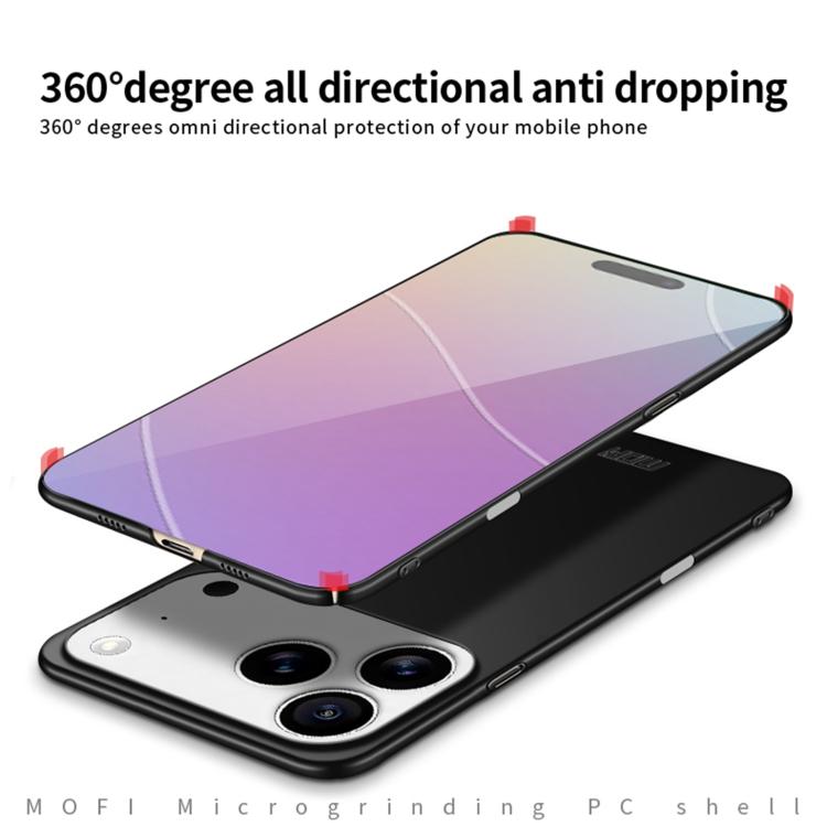 MOFI Frosted PC Ultra-thin Hard Phone Case, For iPhone 17 Pro, For iPhone 17, For iPhone Air, For iPhone 16 Pro Max