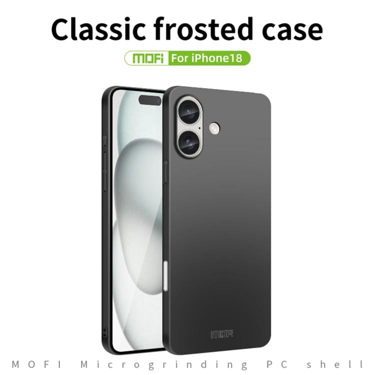 MOFI Frosted PC Ultra-thin Hard Phone Case, For iPhone 18, For iPhone 18 Pro, For iPhone 18 Pro Max, For iPhone 17 Pro Max