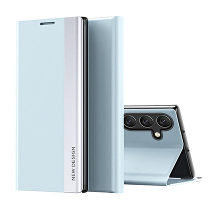 Side Electroplated Adsorption Leather Phone Case, For Samsung Galaxy A55, For Samsung Galaxy A35, For Samsung Galaxy S24 Ultra 5G
