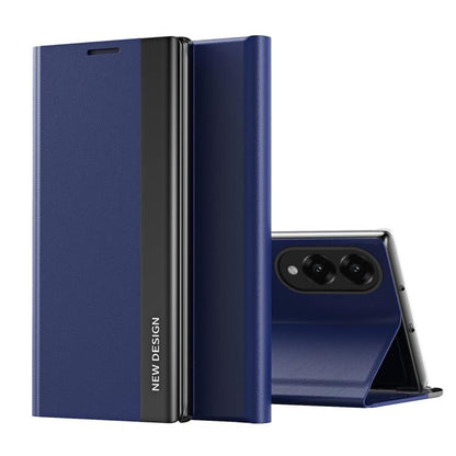 Side Electroplated Adsorption Leather Phone Case, For Samsung Galaxy S25 Edge 5G, For Samsung Galaxy A56 5G, For Samsung Galaxy A36 5G