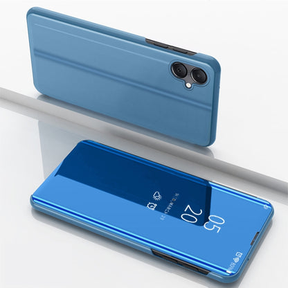 Plated Mirror Horizontal Flip Leather Phone Case with Holder, For Galaxy A16 5G, For Galaxy A06 4G, For Galaxy S24 FE 5G, For Galaxy M55