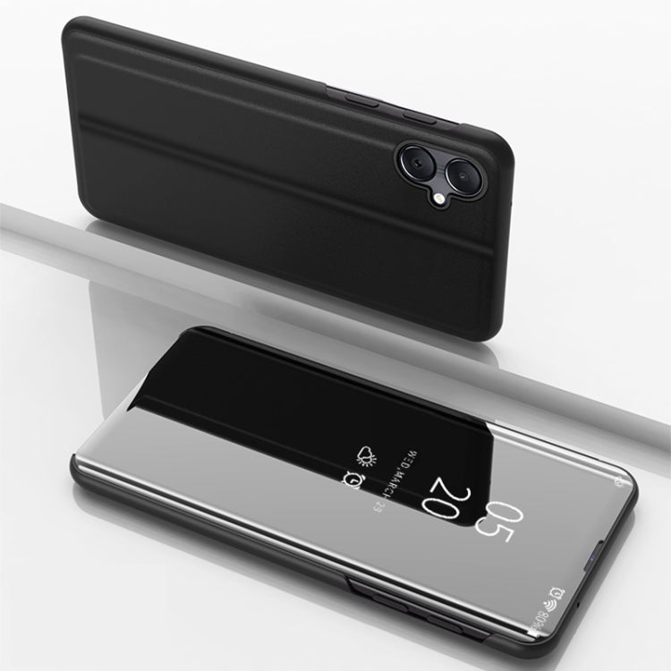 Plated Mirror Horizontal Flip Leather Phone Case with Holder, For Galaxy A16 5G, For Galaxy A06 4G, For Galaxy S24 FE 5G, For Galaxy M55
