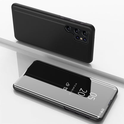 Plated Mirror Horizontal Flip Leather Phone Case with Holder, For Galaxy S25 5G, For Galaxy S25+ 5G, For Galaxy S25 Ultra 5G