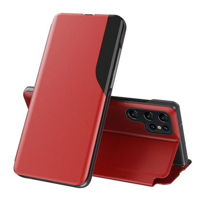 Attraction Flip Holder Leather Phone Case, For Samsung Galaxy S24 Ultra 5G, For Samsung Galaxy S24+ 5G, For Samsung Galaxy S24 5G, For Samsung Galaxy A15