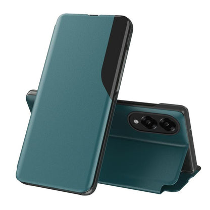Attraction Flip Holder Leather Phone Case, For Galaxy S25 FE 5G, For Galaxy A07 5G, For Galaxy A17 5G, For Galaxy S25 Edge 5G
