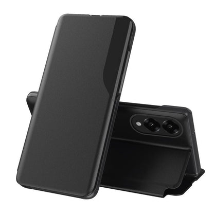 Attraction Flip Holder Leather Phone Case, For Galaxy S25 FE 5G, For Galaxy A07 5G, For Galaxy A17 5G, For Galaxy S25 Edge 5G