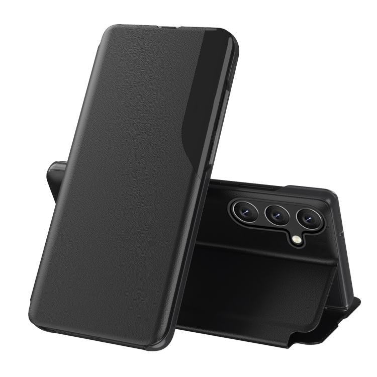 Attraction Flip Holder Leather Phone Case, For Galaxy S25 FE 5G, For Galaxy A07 5G, For Galaxy A17 5G, For Galaxy S25 Edge 5G