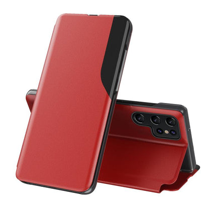 Attraction Flip Holder Leather Phone Case, For Galaxy S26+ 5G, For Galaxy S26 Ultra 5G, For Galaxy S26 5G, For Galaxy A27 5G