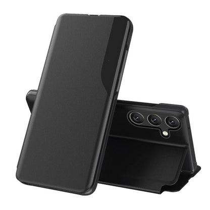 Attraction Flip Holder Leather Phone Case, For Galaxy S26+ 5G, For Galaxy S26 Ultra 5G, For Galaxy S26 5G, For Galaxy A27 5G