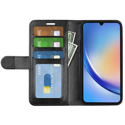 R64 Texture Horizontal Flip Leather Phone Case, For Samsung Galaxy A35, For Samsung Galaxy S24 Ultra 5G, For Samsung Galaxy S24+ 5G, For Samsung Galaxy S24 5G, For Samsung Galaxy A15, For Samsung Galaxy A05