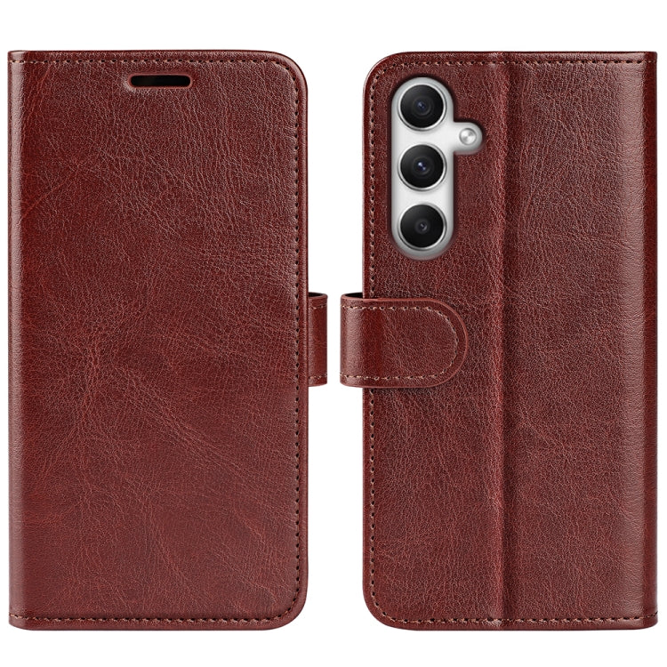 R64 Texture Horizontal Flip Leather Phone Case, For Samsung Galaxy A55, For Samsung Galaxy A35, For Samsung Galaxy S24 Ultra 5G, For Samsung Galaxy S24+ 5G, For Samsung Galaxy S24 5G, For Samsung Galaxy A15