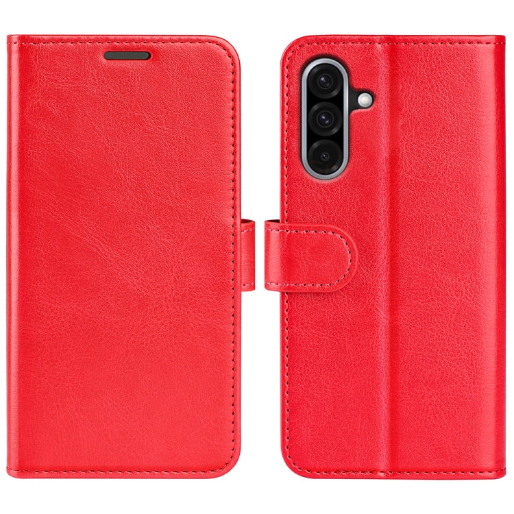 R64 Texture Horizontal Flip Leather Phone Case, For Samsung Galaxy S25 Edge 5G, For Samsung Galaxy A06 5G, For Samsung Galaxy A26, For Samsung Galaxy A36, For Samsung Galaxy S25 5G, For Samsung Galaxy S25+ 5G