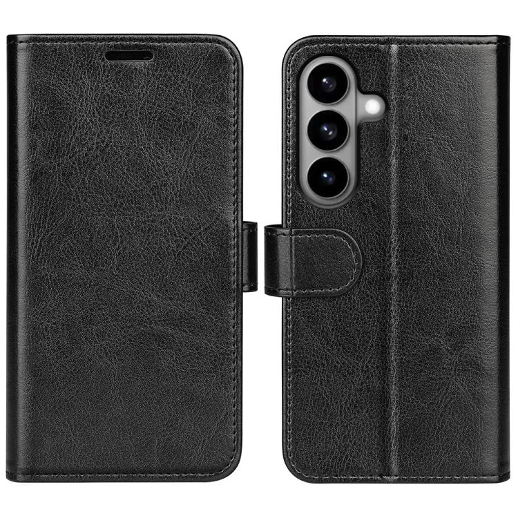 R64 Texture Horizontal Flip Leather Phone Case, For Galaxy S26 FE 5G, For Galaxy S26+ 5G, For Galaxy S26 Edge 5G, For Galaxy S26 Ultra 5G, For Galaxy S26 5G, For Samsung Galaxy A57 5G