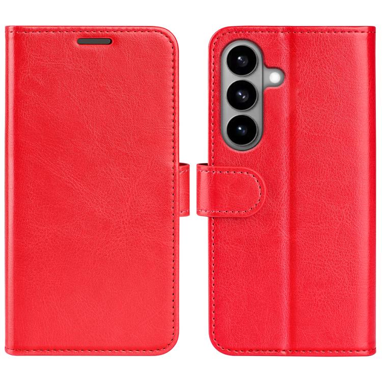 R64 Texture Horizontal Flip Leather Phone Case, For Galaxy S26 FE 5G, For Galaxy S26+ 5G, For Galaxy S26 Edge 5G, For Galaxy S26 Ultra 5G, For Galaxy S26 5G, For Samsung Galaxy A57 5G