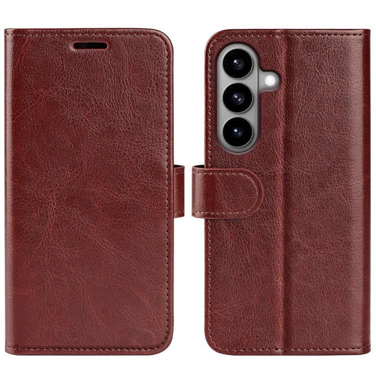 R64 Texture Horizontal Flip Leather Phone Case, For Galaxy S26 FE 5G, For Galaxy S26+ 5G, For Galaxy S26 Edge 5G, For Galaxy S26 Ultra 5G, For Galaxy S26 5G, For Samsung Galaxy A57 5G
