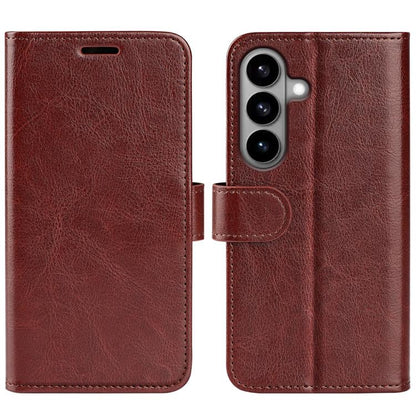 R64 Texture Horizontal Flip Leather Phone Case, For Galaxy S26 FE 5G, For Galaxy S26+ 5G, For Galaxy S26 Edge 5G, For Galaxy S26 Ultra 5G, For Galaxy S26 5G, For Samsung Galaxy A57 5G