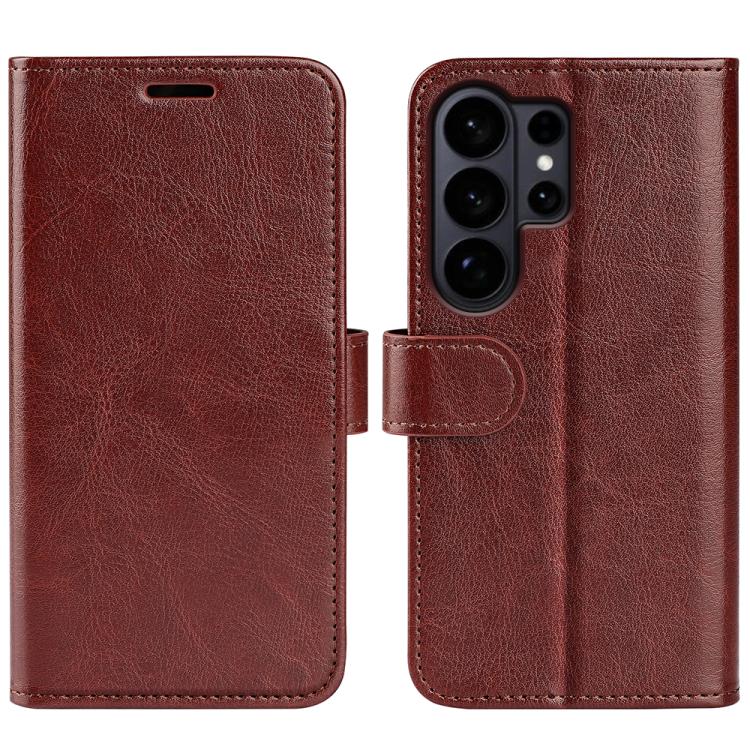 R64 Texture Horizontal Flip Leather Phone Case, For Galaxy S26 FE 5G, For Galaxy S26+ 5G, For Galaxy S26 Edge 5G, For Galaxy S26 Ultra 5G, For Galaxy S26 5G, For Samsung Galaxy A57 5G