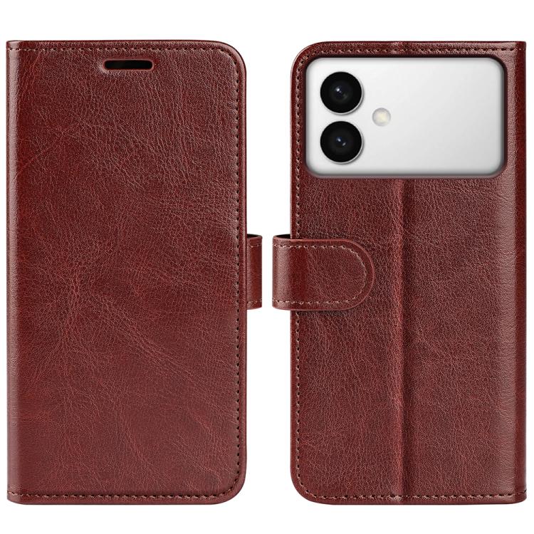 R64 Texture Horizontal Flip Leather Phone Case, For Galaxy S26 FE 5G, For Galaxy S26+ 5G, For Galaxy S26 Edge 5G, For Galaxy S26 Ultra 5G, For Galaxy S26 5G, For Samsung Galaxy A57 5G