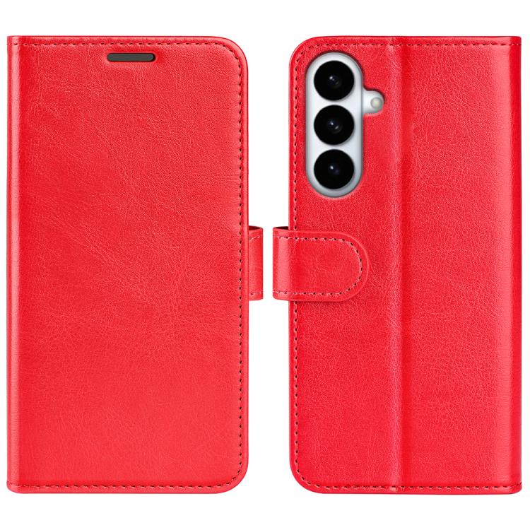 R64 Texture Horizontal Flip Leather Phone Case, For Galaxy S26 FE 5G, For Galaxy S26+ 5G, For Galaxy S26 Edge 5G, For Galaxy S26 Ultra 5G, For Galaxy S26 5G, For Samsung Galaxy A57 5G