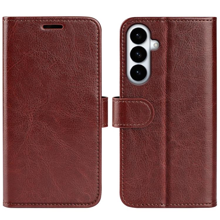 R64 Texture Horizontal Flip Leather Phone Case, For Galaxy S26 FE 5G, For Galaxy S26+ 5G, For Galaxy S26 Edge 5G, For Galaxy S26 Ultra 5G, For Galaxy S26 5G, For Samsung Galaxy A57 5G