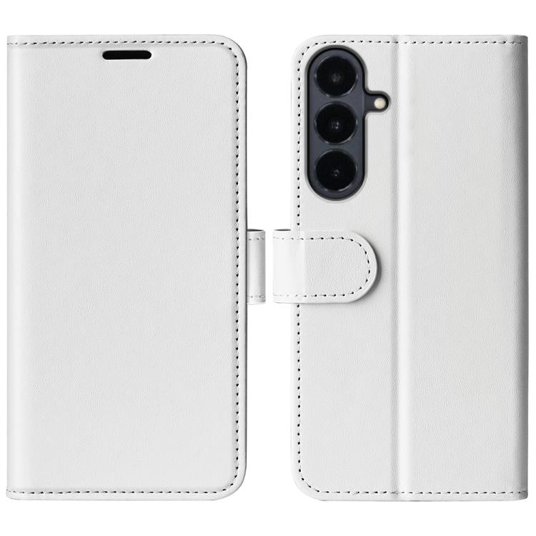 R64 Texture Horizontal Flip Leather Phone Case, For Galaxy S26 FE 5G, For Galaxy S26+ 5G, For Galaxy S26 Edge 5G, For Galaxy S26 Ultra 5G, For Galaxy S26 5G, For Samsung Galaxy A57 5G