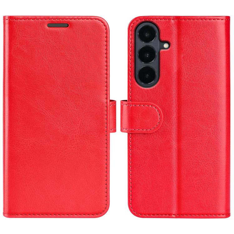 R64 Texture Horizontal Flip Leather Phone Case, For Galaxy S26 FE 5G, For Galaxy S26+ 5G, For Galaxy S26 Edge 5G, For Galaxy S26 Ultra 5G, For Galaxy S26 5G, For Samsung Galaxy A57 5G