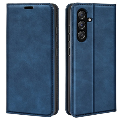 Retro-skin Magnetic Suction Leather Phone Case, For Samsung Galaxy A15, For Samsung Galaxy A05, For Samsung Galaxy A05s, For For Samsung Galaxy M34 5G