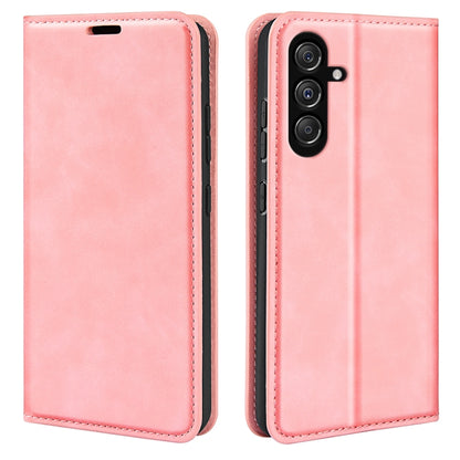 Retro-skin Magnetic Suction Leather Phone Case, For Samsung Galaxy A15, For Samsung Galaxy A05, For Samsung Galaxy A05s, For For Samsung Galaxy M34 5G