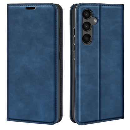 Retro-skin Magnetic Suction Leather Phone Case, For Samsung Galaxy S24 5G, For Samsung Galaxy A15, For Samsung Galaxy A05, For Samsung Galaxy A05s