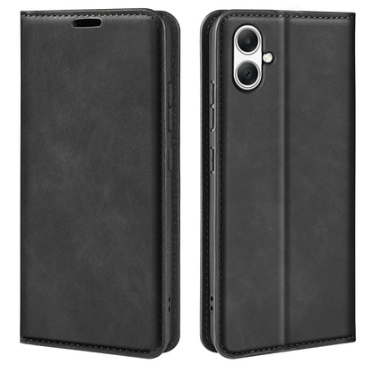 Retro-skin Magnetic Suction Leather Phone Case, For Samsung Galaxy A15, For Samsung Galaxy A05, For Samsung Galaxy A05s, For For Samsung Galaxy M34 5G
