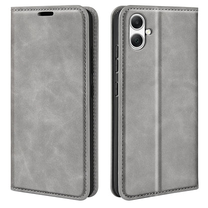 Retro-skin Magnetic Suction Leather Phone Case, For Samsung Galaxy S24 5G, For Samsung Galaxy A15, For Samsung Galaxy A05, For Samsung Galaxy A05s