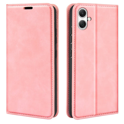 Retro-skin Magnetic Suction Leather Phone Case, For Samsung Galaxy A15, For Samsung Galaxy A05, For Samsung Galaxy A05s, For For Samsung Galaxy M34 5G